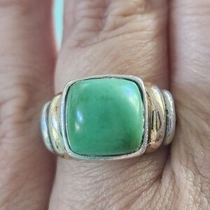BJC Samuel Benham Silver Turquoise ring, size 5.25, preloved